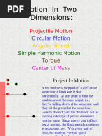 4 C Motion in Two Dimensions