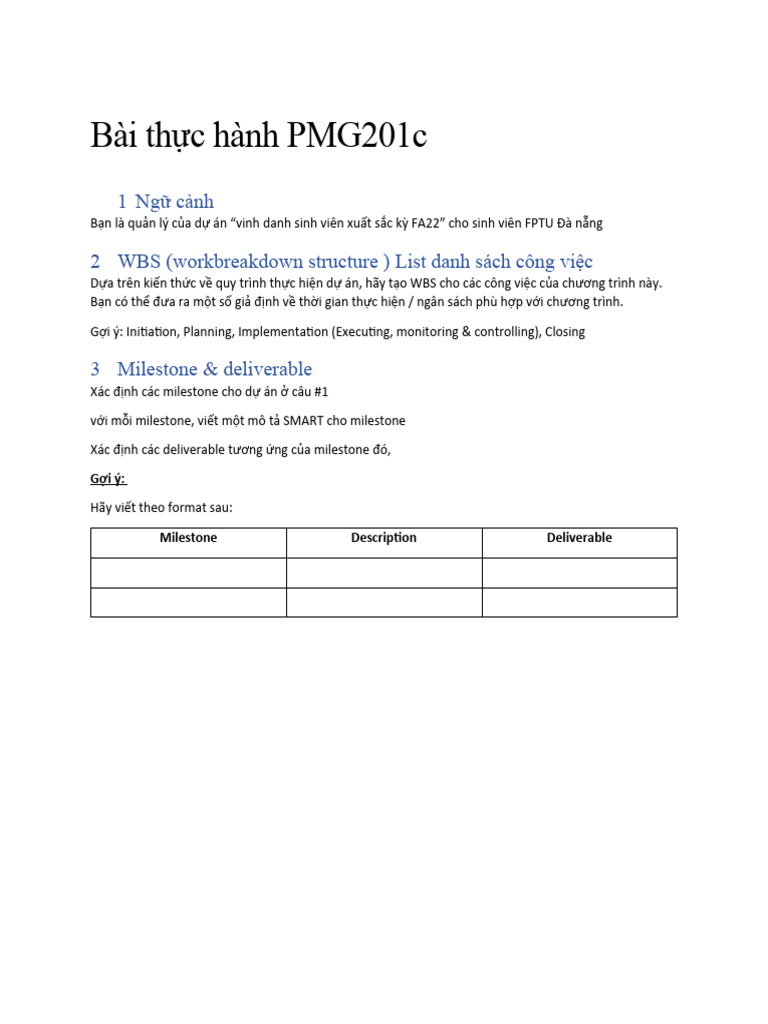 pmg201c de Cuong On Tap SP23 | PDF