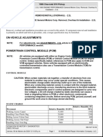 9 Data-Tech 1995 Chevrolet S10 2.2L - Remover e Instalar