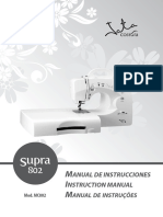 Jata MC802 Sewing Machine Instruction Manual