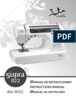 Jata MC822 Sewing Machine Instruction Manual