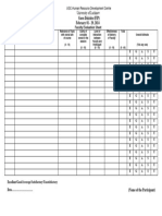 Faculaty Evaluation Sheet (Guru Dakshta) Feb. 1 - 29, 2024