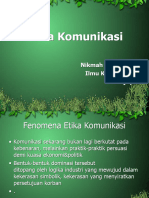 Etika Komunikasi Pertemuan 3