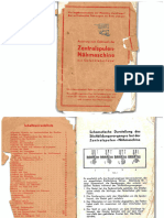 Saalfeld H54A (Deutch) Sewing Machine Instruction Manual