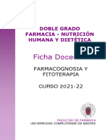 Ficha Docente:: Doble Grado Farmacia - Nutrición Humana Y Dietética