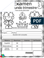 3° Examen 2do Trimestre ? de Abc