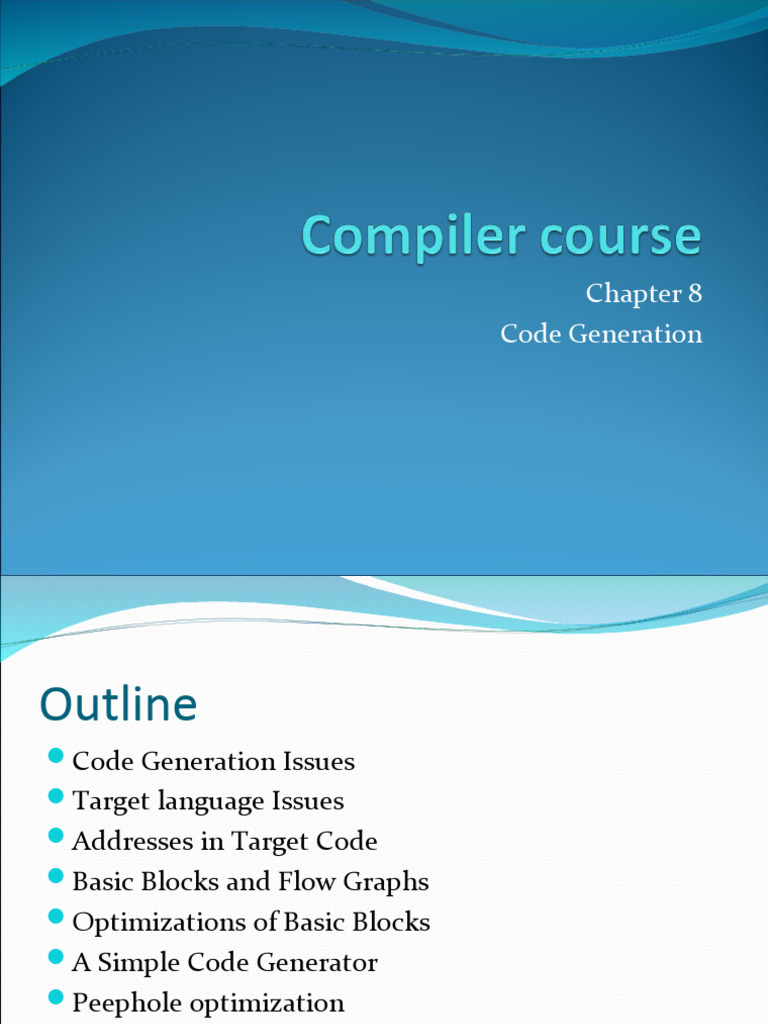 Code Generation in Compilers | PDF | Theoretical Computer Science ...