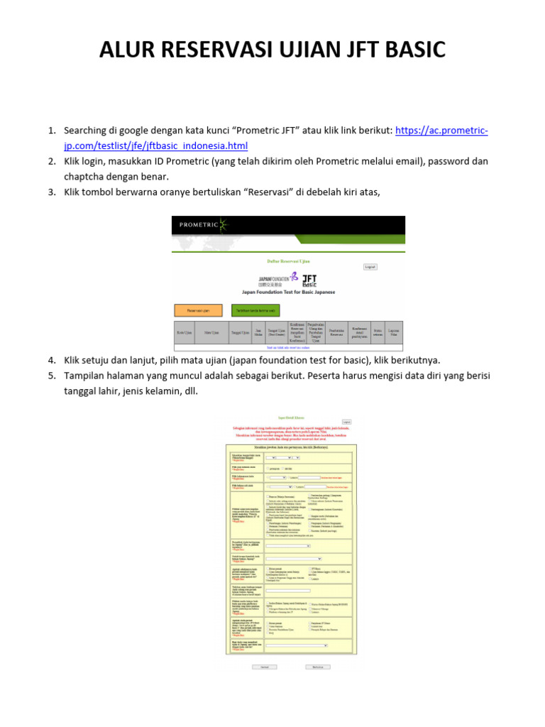 Alur reservasi ujian jft basic pdf