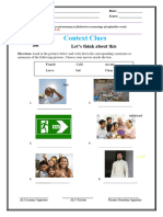 LS1 Eng. LAS Worksheets (Context Clues)