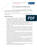 Modelling The Effect of Changes To The COVID 19 IsolationPolicy For Release