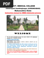 NEET UG 2023 MBBS Admission Process Instruction Manual Hostel SOP