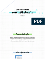 Generalidades Parasitología