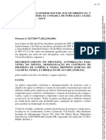 Pedidido de Alvará Judicial para Venda