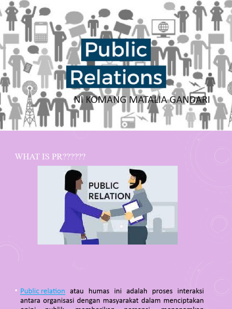 Panduan Dasar Public Relations | PDF | Karier & Perkembangan | Bisnis