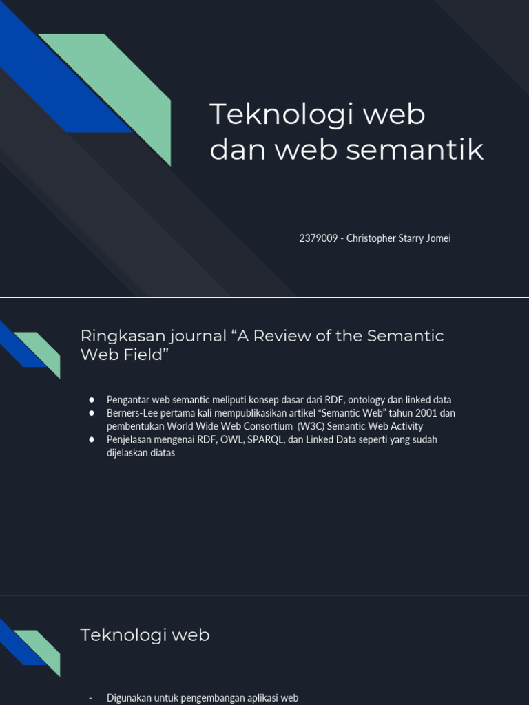 Pengenalan Web Semantik dan RDF | PDF | Seni | Teknologi & Rekayasa