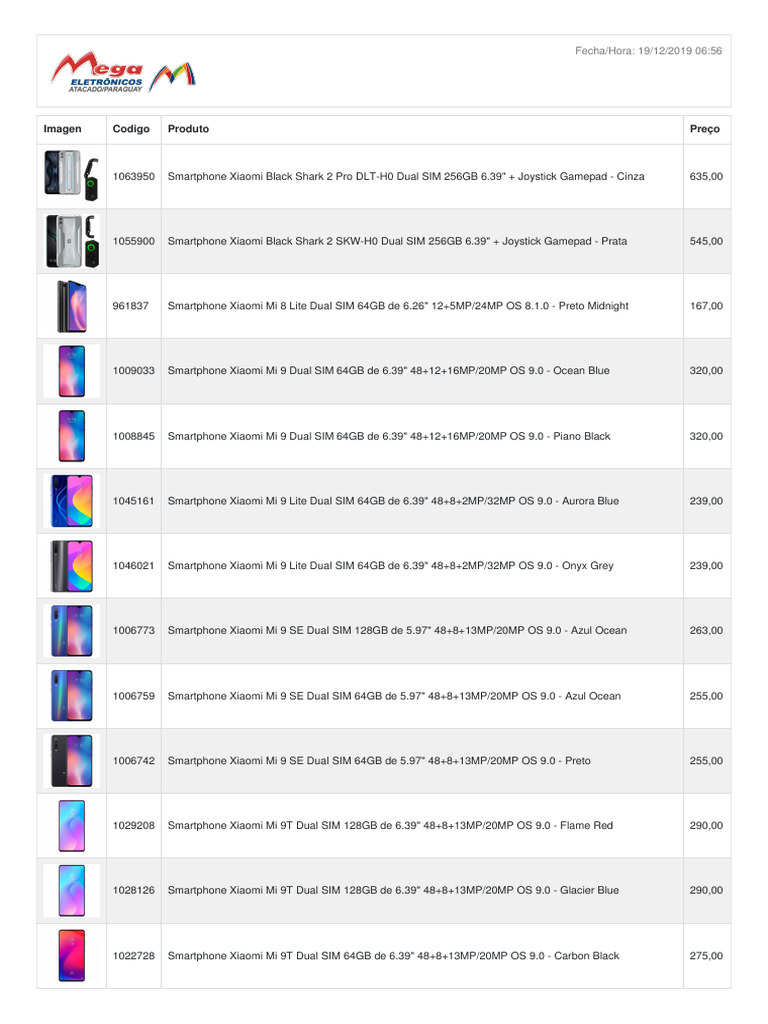 smartphone_xiaomi__19_12_2019_88 | PDF | Xiaomi | Mobile Phones