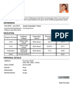 Resume - Rajni Kant Jha - Format1