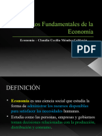 1) ASPECTOS FUNDAMENTALES DE LA ECONOMÍA