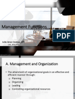 Management Functions