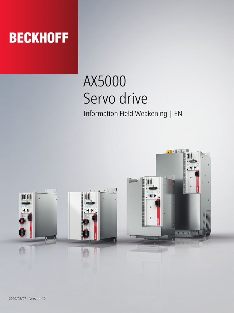 Ax5000 Field Weakening en PDF Electric Motor Servomechanism