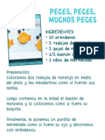 Peces, RECETARIO NIÑOS EN LA COCINA