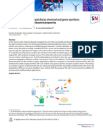 Synthesis of Tio Nanoparticles by Chemical and Green Synthesis Methods and Their Multifaceted Properties