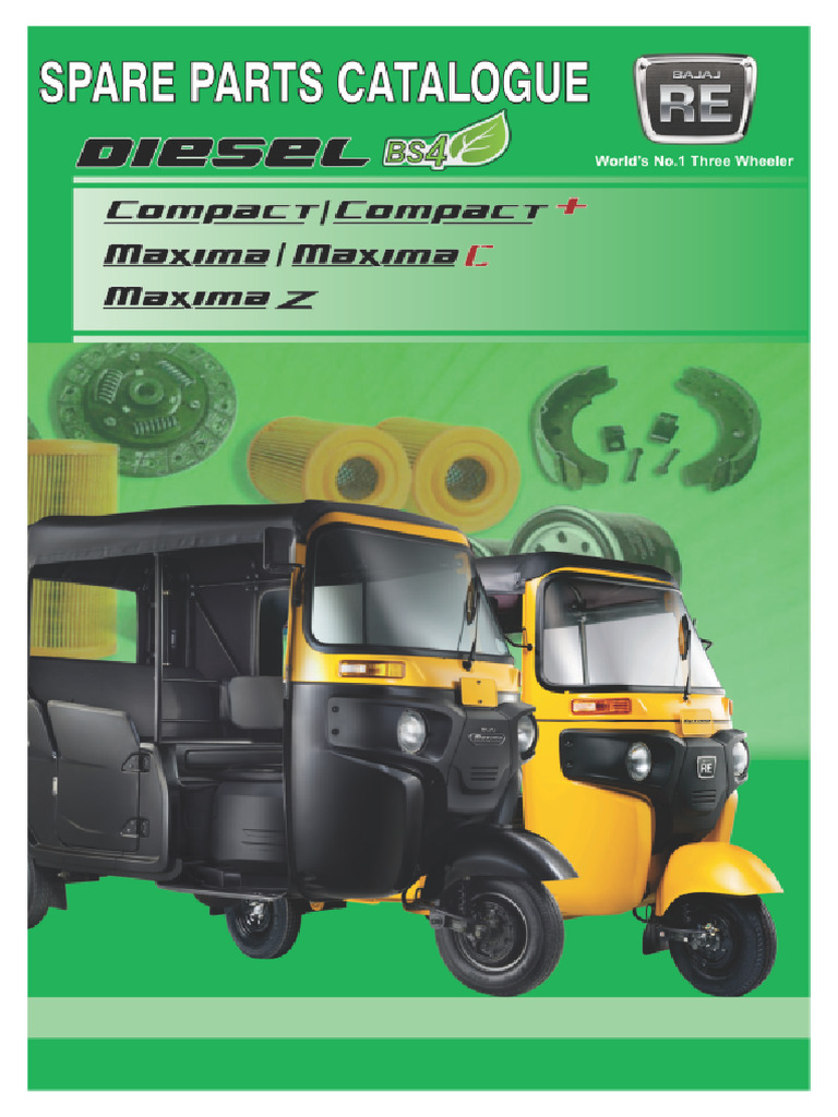 Bajaj Diesel Maxima Z C+ +xwide Bs4 | PDF | Piston | Clutch