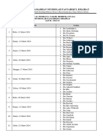 Jadwal Takjil