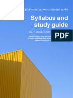 AFM S24-J25 Syllabus and Study Guide - Final