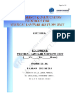 12.4 Performance Qualification Protocol For Laminar Air Flow Unit