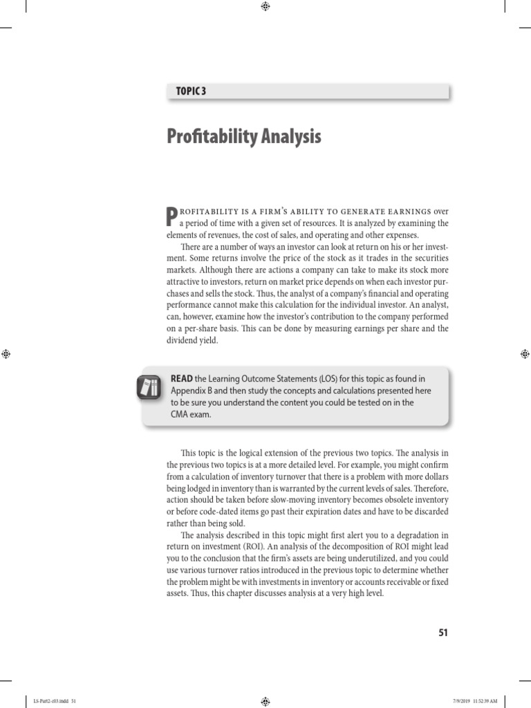 Chapter 3 Section 1 | PDF | Return On Investment | Equity (Finance)