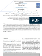 Magnesium Production by Carbothermic Reduction in