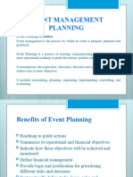 Event Planning