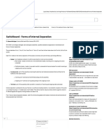 Switchboard - Forms of Internal Separation