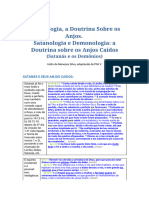 Angelologia, A Doutrina Sobre Os Anjos. Satanologia e Demonologia - A Doutrina Sobre Os Anjos Caídos (Satanás e Os Demônios)