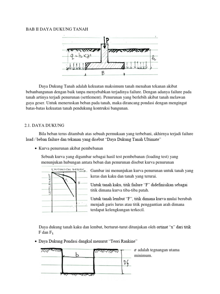 Materi Teknik Pondasi Bab 2 Bagian 1 Pdf