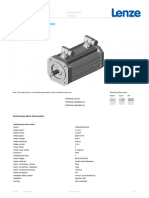 Synchronous Servo Motor MDSKSRS056-23: Product Data Sheet