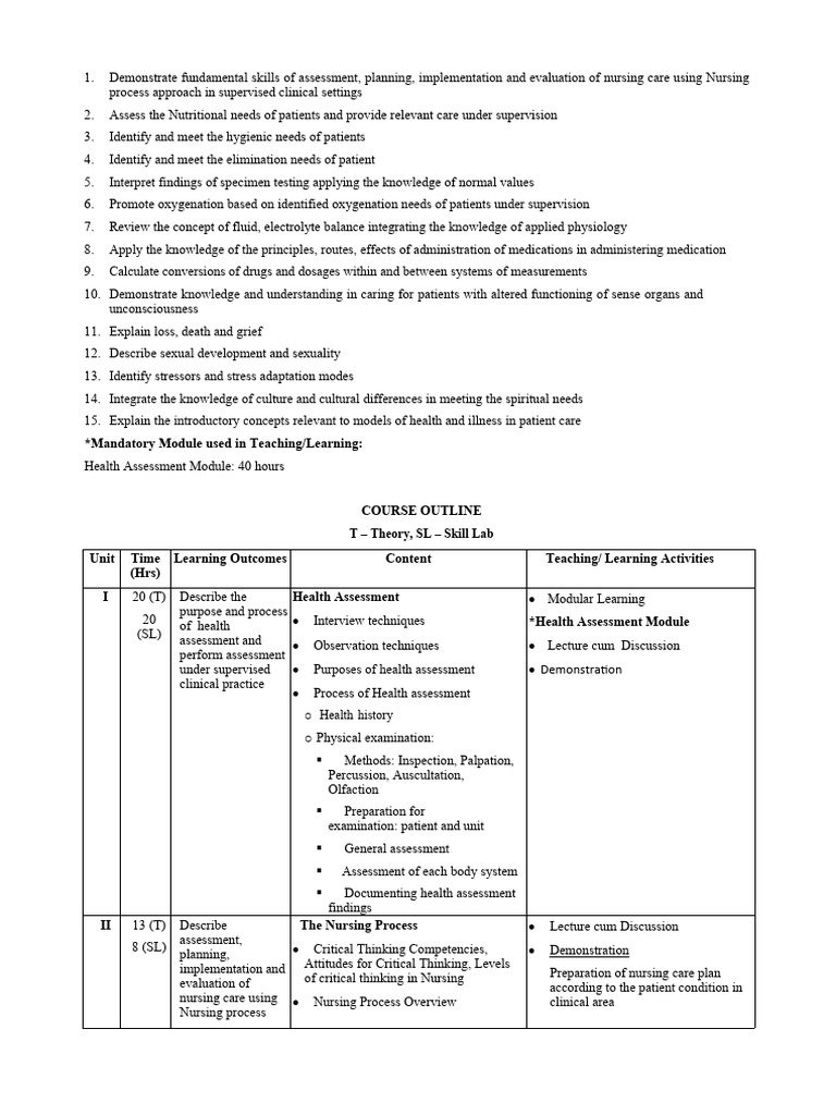 Nursing Care Skills and Assessment Training | PDF | Intravenous Therapy ...