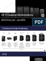 HP MOQ Desktop Workstations Price Book - Jan 2024