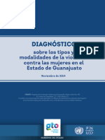 Diagnóstico Sobre Los Tipos y Modalides de La Violencia Contra Las Muejres en El Estado de Guanajuato