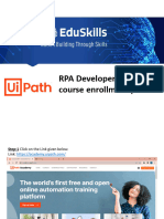 1.UiPath-Registration and RPA Developer Foundation Course Enrollement