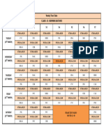 Time Table - 19-03-2024 To 24-03-2024 - MOR