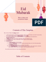 Eid Mubarak XL by Slidesgo