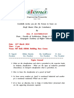 SIEMA INVITATION For Seminar On 22nd March 2024