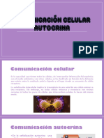 Comunicación Celular Autocrina