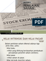 Materi 8 Penilaian Saham Dikonversi