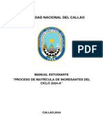 Cronograma Proceso Matricula Ingresantes-Ciclo 2024a
