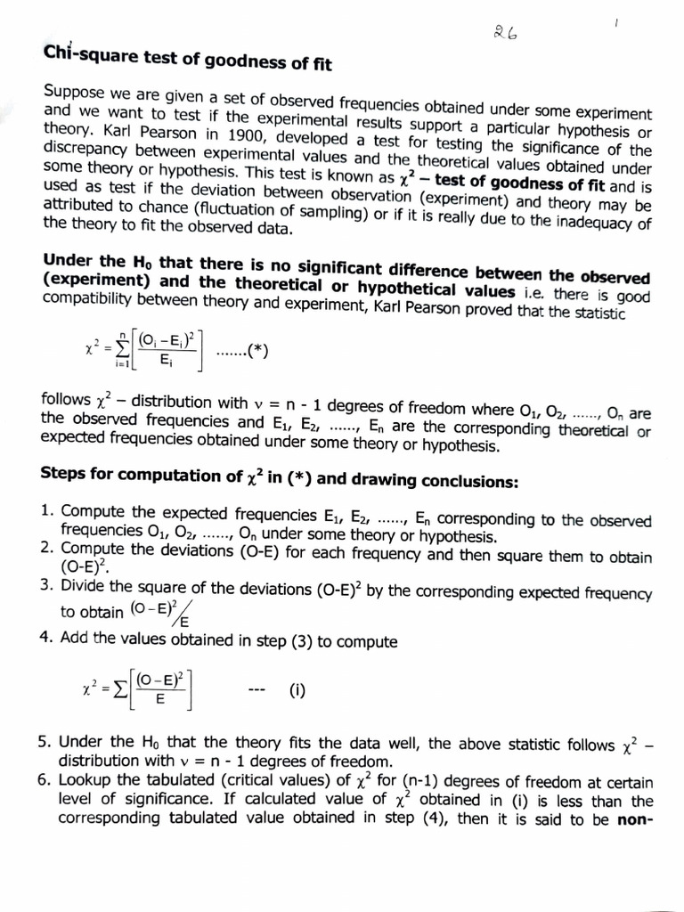 Chi-Square Test: P-Value Analysis | PDF | P Value | Chi Squared Test