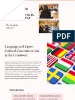 Language and Cross Communication in The Courtroom