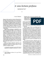 941 Coz, José (1993) Blanchot; una lectura profana (Rev. Renglones n° 27, dic)